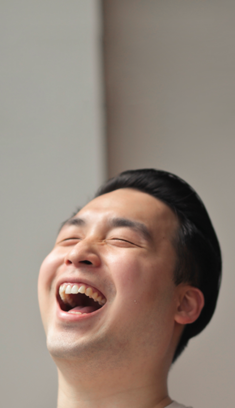 Happy man